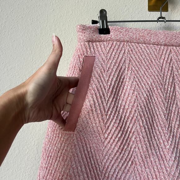 Rachel Comey Bell Short in Light Pink Tweed Chevron Size 6 - Picture 5 of 10